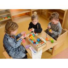 MASTERKIDZ Large Wooden Montessori Lace Threader