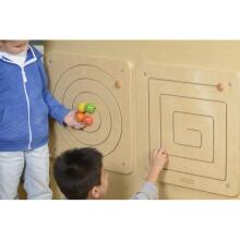 MASTERKIDZ Montessori spirālveida labirinta bīdāmais dēlis