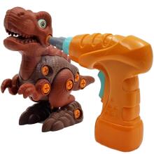 WOOPIE pieskrūvējamais dinozauru konstruktora komplekts + urbis 31 gab.