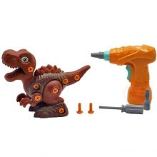 WOOPIE pieskrūvējamais dinozauru konstruktora komplekts + urbis 31 gab.