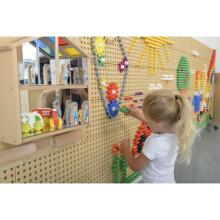 MASTERKIDZ Wall Board Gears and Chain 79 El. Build your own mechanism