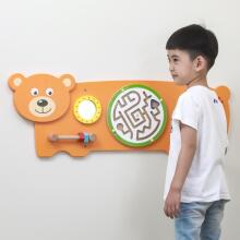 VIGA sensorās manipulācijas rotaļu lācīšu dēlis FSC Montessori sertifikāts