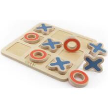 MASTERKIDZ Tic Tac Toe Wooden Game For Kids Logic Puzzle