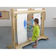 MASTERKIDZ Huge Wooden Window Painting Easel