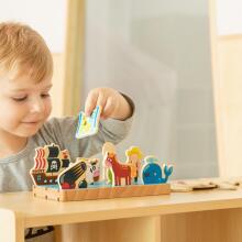 VIGA Koka izglītojošā puzle Attālinātā mācīšanās 2in1