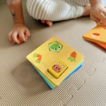 TOOKY TOY Монтессори-головоломка Формы и цвета Животные 6 досок FSC
