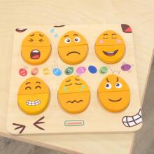 MASTERKIDZ Emociju mācību tāfele Koka olas Kas par humoru? Montessori