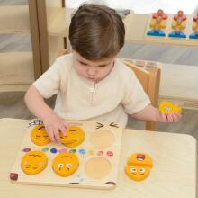 MASTERKIDZ Emociju mācību tāfele Koka olas Kas par humoru? Montessori
