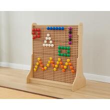 MASTERKIDZ Красочные большие колышки для доски STEM 64 шт - 8 цветов