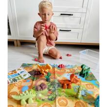 WOOPIE Construction Set 2in1 Dinosaurs Board Game + 46 pcs Dice