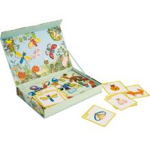 CLASSIC WORLD Magnetic Puzzle Animals Board Blocks Puzzle Memory 66 pcs.