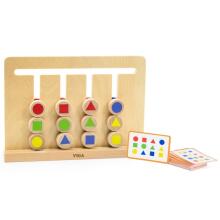 VIGA loģikas spēle "Atveido krāsas un formas" Montessori stilā