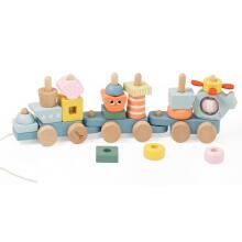 CLASSIC WORLD Montessori Ocean Train Wooden Puzzle