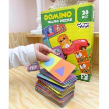 WOOPIE Educational Game Transport Animals Puzzle Domino Montessori