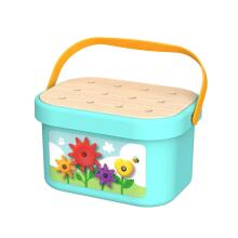 TOOKY TOY Монтессори-головоломка Колышки в коробке Стопки Нанизывание