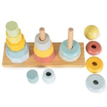 TOOKY TOY Три башни Стек-головоломка Монтессори Сортер