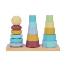TOOKY TOY Три башни Стек-головоломка Монтессори Сортер