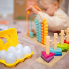 TOOKY TOY Box XXL Монтессори образовательный набор 7 в 1 сенсорный 25-30 месяцев