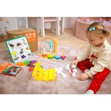 TOOKY TOY Box XXL Монтессори образовательный набор 7 в 1 сенсорный 25-30 месяцев