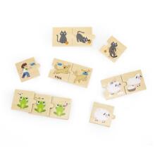 Деревянная головоломка VIGA Match Animal Activities Puzzle