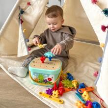 WOOPIE GREEN Construction BOX Motor Montessori 12in1 FSC