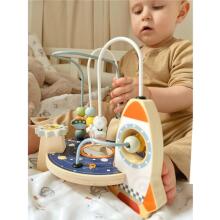 TOOKY TOY Wooden Rocket Motor Loop Maze