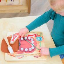 MASTERKIDZ Veselīgas mutes dobuma higiēnas apguve ar suņa piemēru — Montessori izglītojoša sienas tāfele