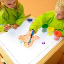 MASTERKIDZ Sensory Frame - LED Panel + Transparent Painting Tray