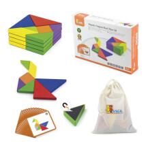 VIGA Tangram деревянная логическая игра-головоломка FSC сертификат