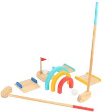 TOOKY TOY koka golfa komplekts 2 personām 13 gab.