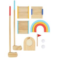 TOOKY TOY koka golfa komplekts 2 personām 13 gab.