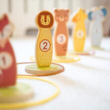 TOOKY TOY Koka prasmju spēles stīpas "Met mērķī" 15 gab.