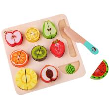 CLASSIC WORLD MONTESSORI Набор для нарезки фруктов на липучке 20 предметов.