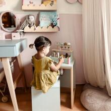 TOOKY TOY Ice Cream Stand Wooden Ice Cream Shop