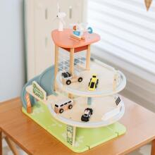 CLASSIC WORLD Wooden 3-level XL garage with elevator "Eko Strefa"