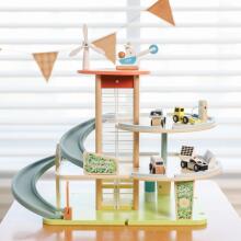 CLASSIC WORLD Wooden 3-level XL garage with elevator "Eko Strefa"