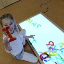 MASTERKIDZ Montessori alfabēta burtu un ciparu komplekts