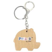 VIGA PolarB Wooden Keychain Elephant Keyring