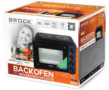 BROCK Elektriskā cepeškrāsns 35L , 1500W