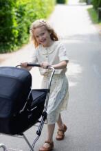 Arrue Prestigio Jr. Art.250607 Rosa  Klasiskie leļļu rati  ar somu