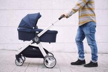 Arrue Ixo 2 Art.250628 Navy  Baby stroller with cradle