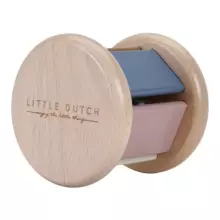 Little Dutch Roller Rattle Art.4703  Koka attīstošā rotaļlieta