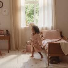 Little Dutch  Bathrobe Art.TE51054031 Fairy Blossom Bērnu mīksts halāts ar kapuci 74/80cm