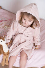 Little Dutch  Bathrobe Art.TE51054031 Fairy Blossom Bērnu mīksts halāts ar kapuci 74/80cm