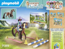 PLAYMOBIL WORLD OF HORSES Арена для прыжков с Зоей и Блейзом 71355