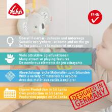 Fehn Soft Activity Cube Art.250778 Mīkstais attīstošais klucis