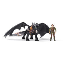 DRAGONS figure Viking & Dragon