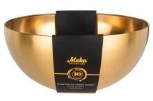 Maku Stainless steel bowl gold 28 cm