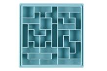Ice mold with lid blue