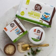 Pure Beginnings Bum Cream Art.251268  Daudzfunkcionāls krēms sarkaniem plankumiem, autiņbiksīšu izsitumiem, kukaiņu kodumiem u.c. ar organisku maizes koku ekstraktu,125 ml